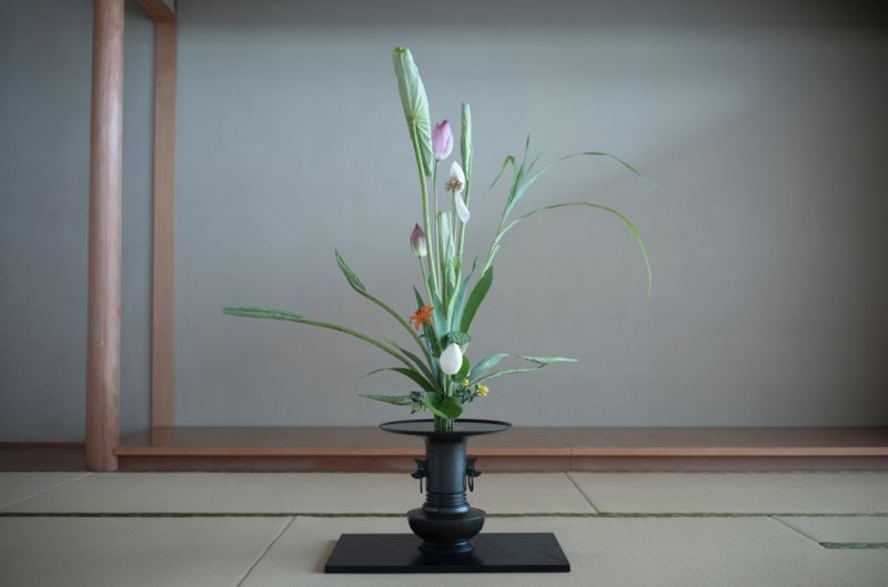 bình hoa ikebana